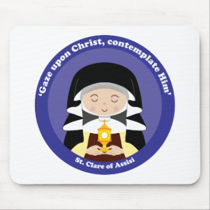 Mousepad Rua. Clare de Assisi