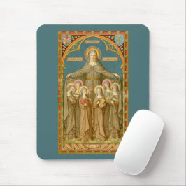 Mousepad Rua. Clare of Assisi & Nuns (SAU 027)