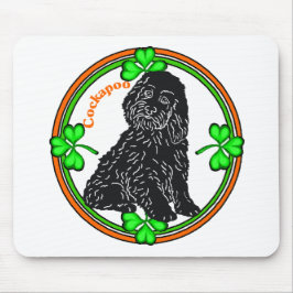 Mousepad Rua, Cockapoo do Dia de Patrick