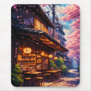 Mousepad Rua das Sakuras - Rua das Cerejeiras em Flor