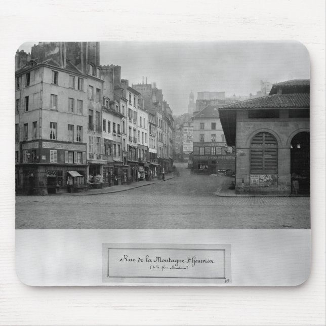 Mousepad Rua de la Montagne Sainte-Genevieve, Paris (Frente)
