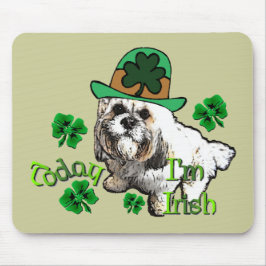 Mousepad Rua de Lhasa Apso. Dia de Patrick