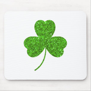 Mousepad Rua de Shamrock. Dia de Patrick