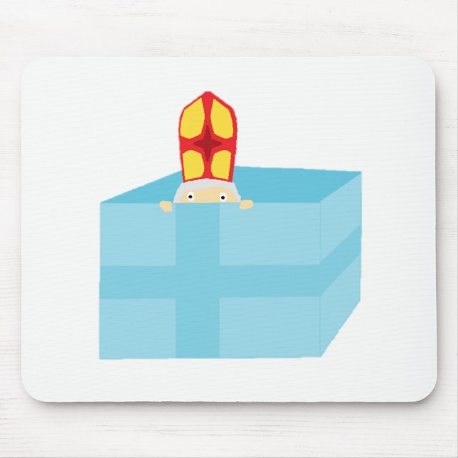 Mousepad Rua Engraçada, Nicholas Dutch Sinterklaas Kids Art (Frente)