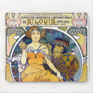 Mousepad Rua, exposição Louis, Mucha