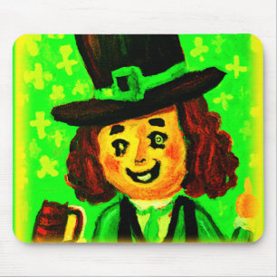 Mousepad Rua festiva. Dia de Patrick. Comprar Agora