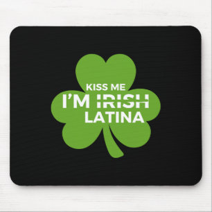 Mousepad Rua hispânica engraçada. O dia de Patrick me beija