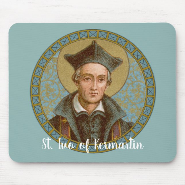 Mousepad Rua. Ivo de Kermartin (BK 015) (Frente)