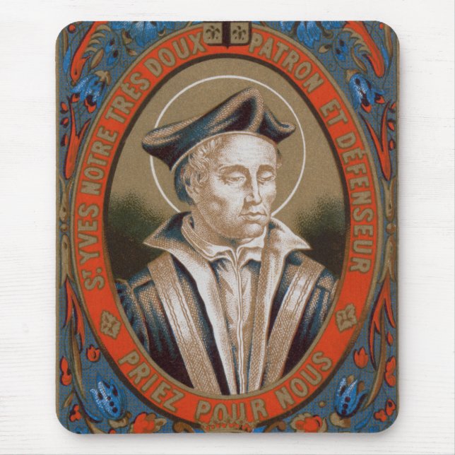 Mousepad Rua. Ivo de Kermartin (M 005) (Frente)