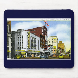 Mousepad Rua larga no parque militar, Newark, New-jersey