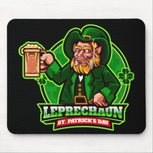 Mousepad Rua, Leprechaun do Dia de Patrick