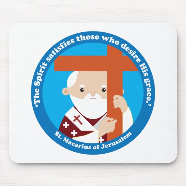 Mousepad Rua. Macarius de Jerusalém (Frente)