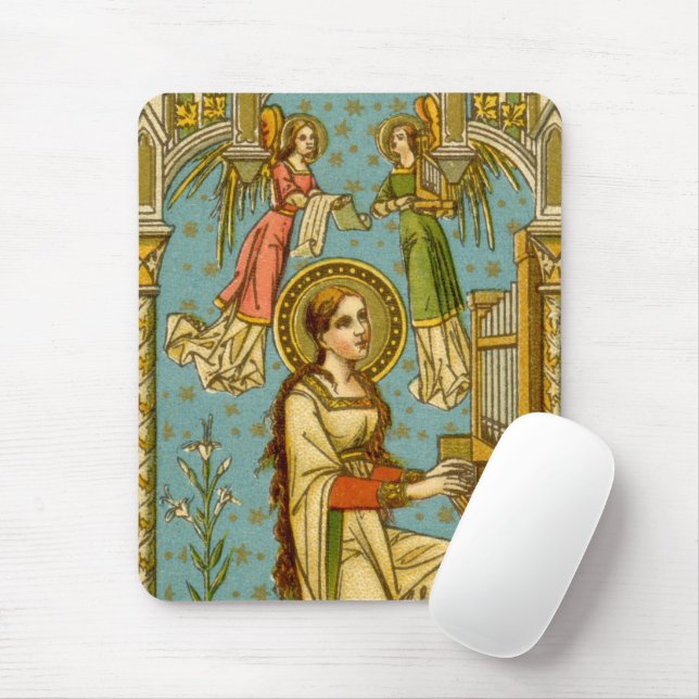 Mousepad Rua NeoGótica. Cecília de Roma (detalhes; BNG 02) (Com mouse)