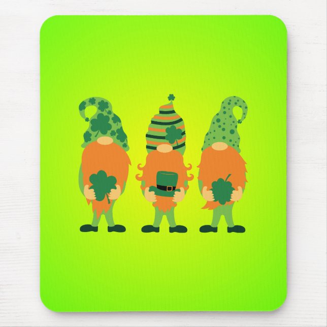 Mousepad Rua, os Grnomos do Dia de Patrick (Frente)