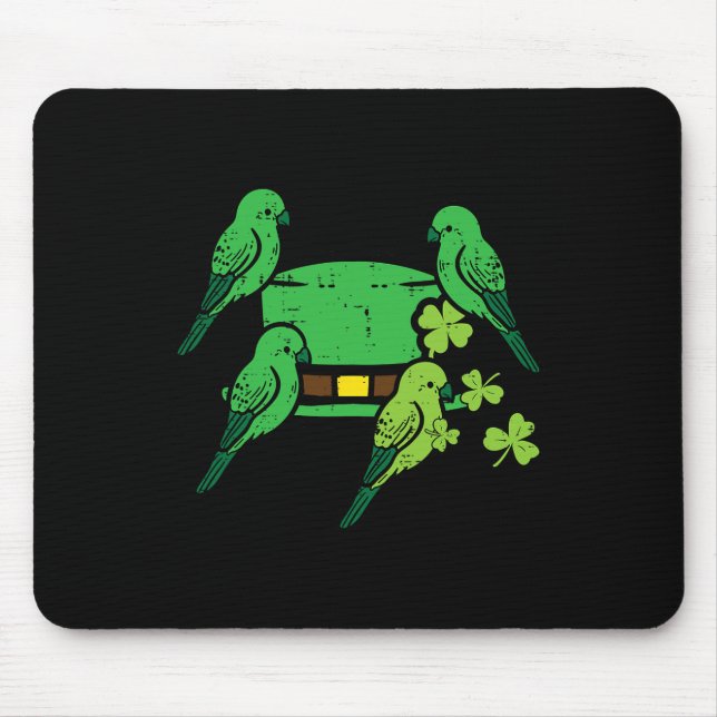 Mousepad Rua Patrick Day Aves Santo Paddys Cardinal Men (Frente)
