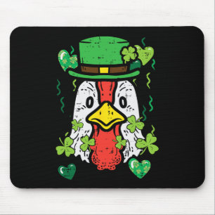 Mousepad Rua Patrick Day Irish Chicken Santo Paddys Fazenda