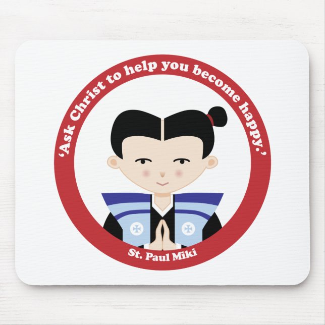 Mousepad Rua. Paul Miki (Frente)