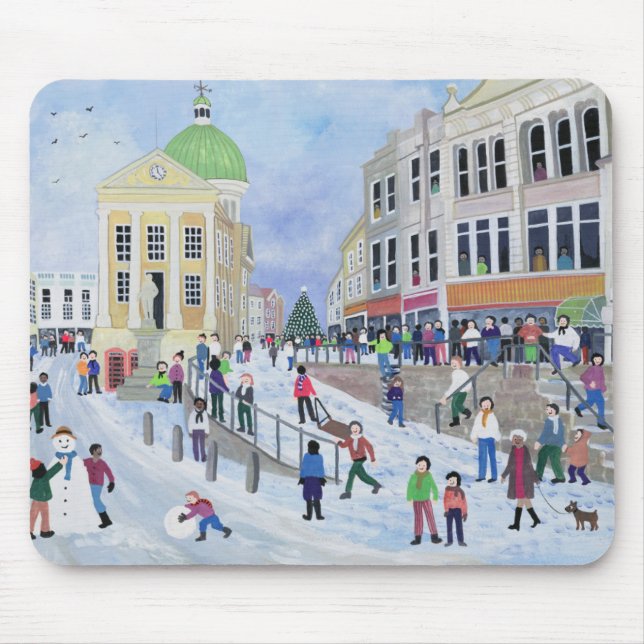 Mousepad Rua Penzance do judeu do mercado (Frente)