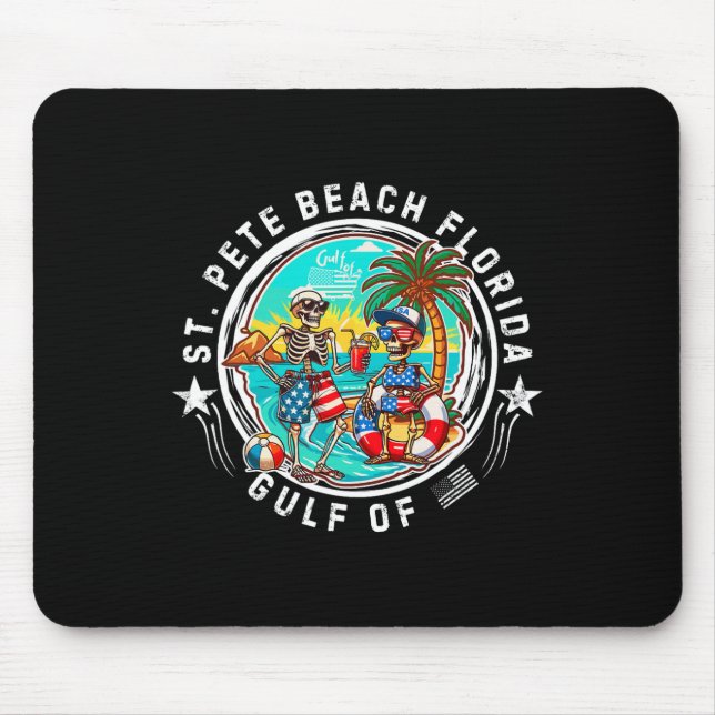 Mousepad Rua, Pete Beach, Florida Men And Women (Frente)