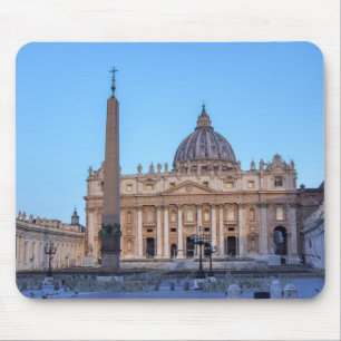 Mousepad Rua. Praça de Peter em Cidade Vaticano - Roma, It