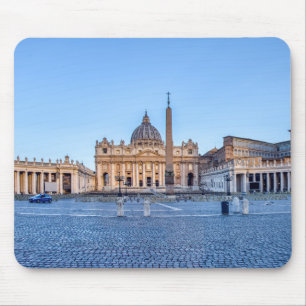 Mousepad Rua. Praça de Peter em Cidade Vaticano - Roma, It