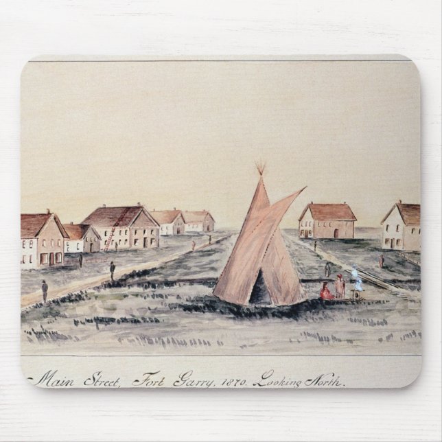 Mousepad Rua principal, forte Gary (Frente)