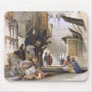 Mousepad Rua que conduz ao EL Azhar, o Cairo grande, bar.
