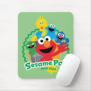 Mousepad Rua Sésamo   Amigos De Sésamo Desde 1969