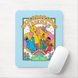 Mousepad Rua Sésamo   Amigos de vizinhança