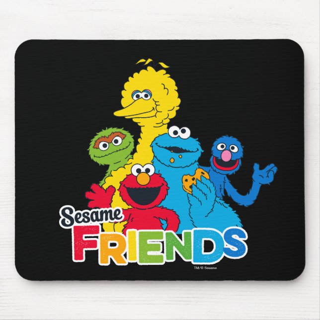Mousepad Rua Sésamo | Amigos do Sésamo (Frente)