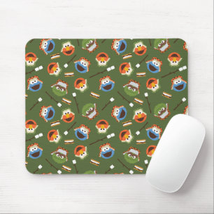 Mousepad Rua Sésamo   Camping É Mais Divertido Com Amigos
