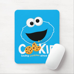 Mousepad Rua Sésamo   Cookie Monster Loving Cookies