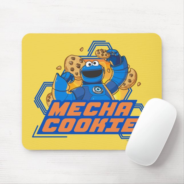 Mousepad Rua Sésamo | Cookie Monster Mecha Cookie! (Com mouse)