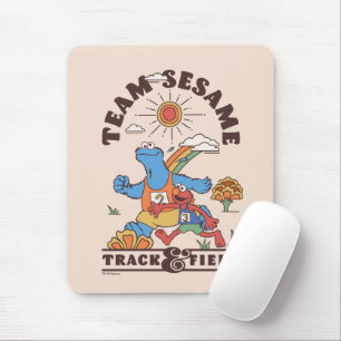 Mousepad Rua Sésamo Faixa de Sésamo de Equipe e Campo