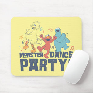 Mousepad Rua Sésamo   Monster Dance Party