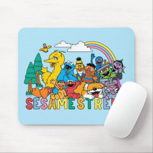 Mousepad Rua Sésamo   Onda arco-íris