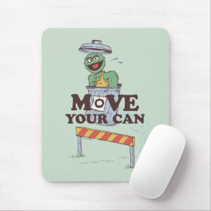 Mousepad Rua Sésamo   Oscar, o Agrupamento Mova Sua Lata