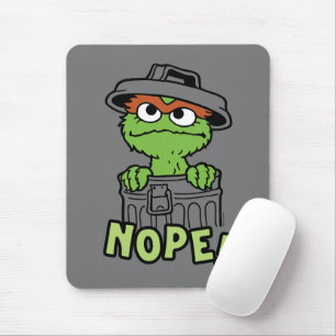 Mousepad Rua Sésamo Oscar, o Grouch Nope!