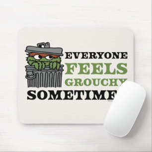 Mousepad Rua Sésamo   Oscar o Grouch se sente lacrado