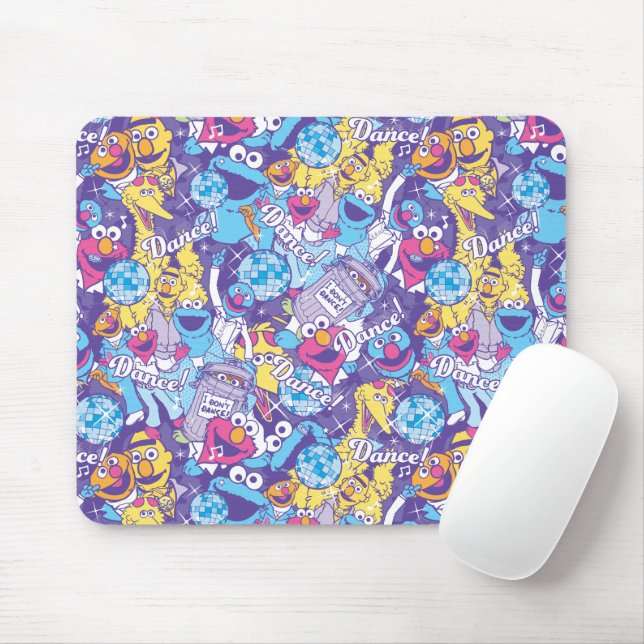 Mousepad Rua Sésamo | Padrão de dança do Groovy (Com mouse)