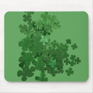 Mousepad Rua, Shamrock do Dia de Patrick