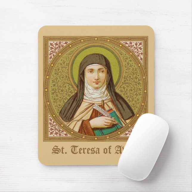 Mousepad Rua. Teresa de Avila (SNV 27) (SquareImage) Vert (Com mouse)