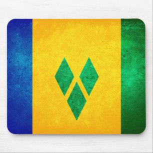 Mousepad Rua. Vincent & Grenadines Flag