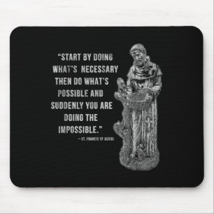Mousepad Rua Vintage. Francis De Isi Cita Camisetas Católic