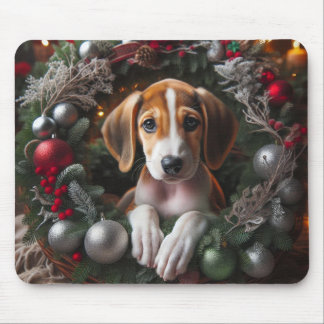 Mousepad Rua X-Mas Adorável Foxhound Americano