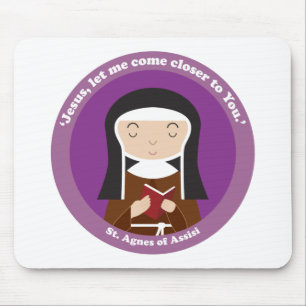 Mousepad Ruas. Agnes de Assisi
