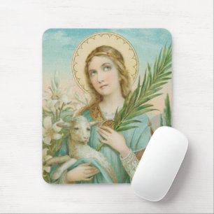Mousepad Ruas. Agnes de Roma (MH 01)