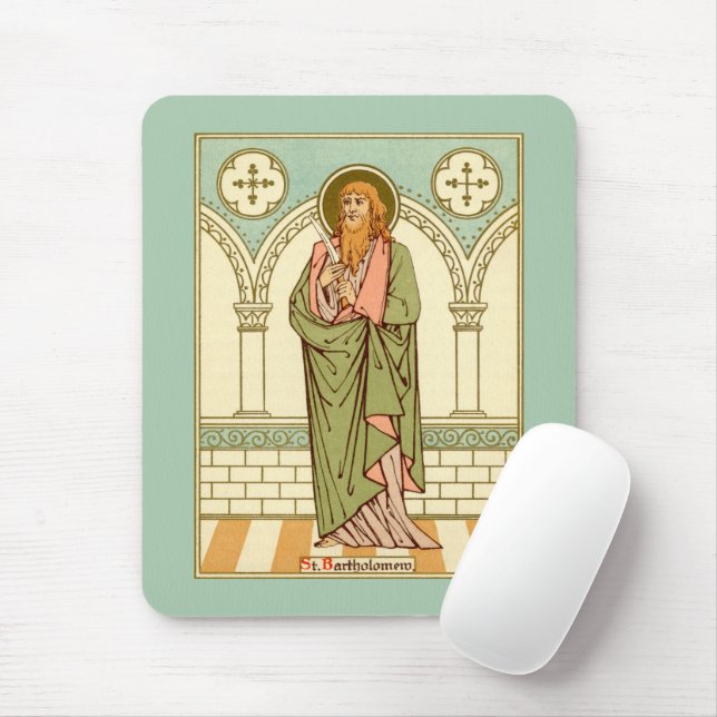 Mousepad Ruas. Bartolomeu o postle (RLS 03) (Estilo 1) (Com mouse)