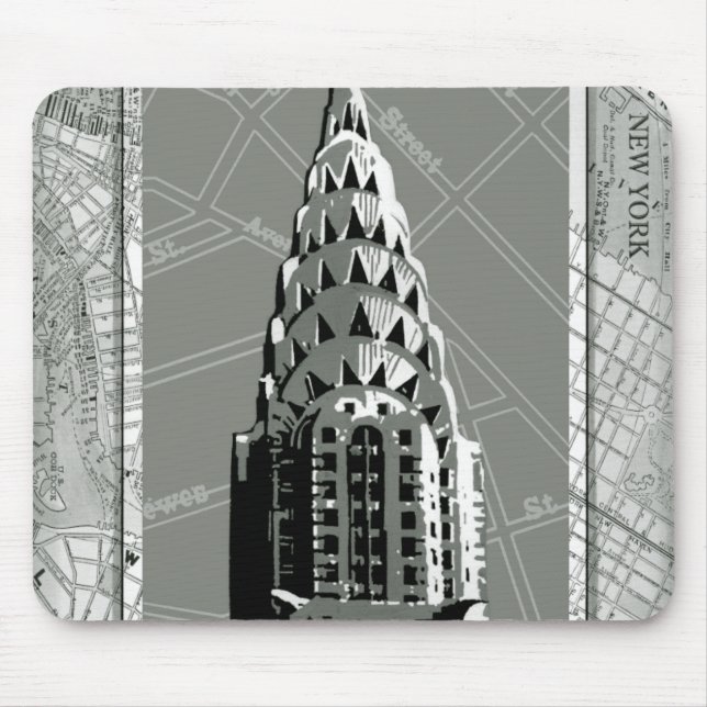 Mousepad Ruas de Nova Iorque com o Empire State Building (Frente)