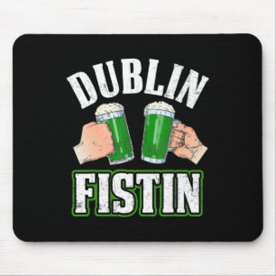 Mousepad Ruas Divertidas, Patricks Day Beer Dublin Irish Fi